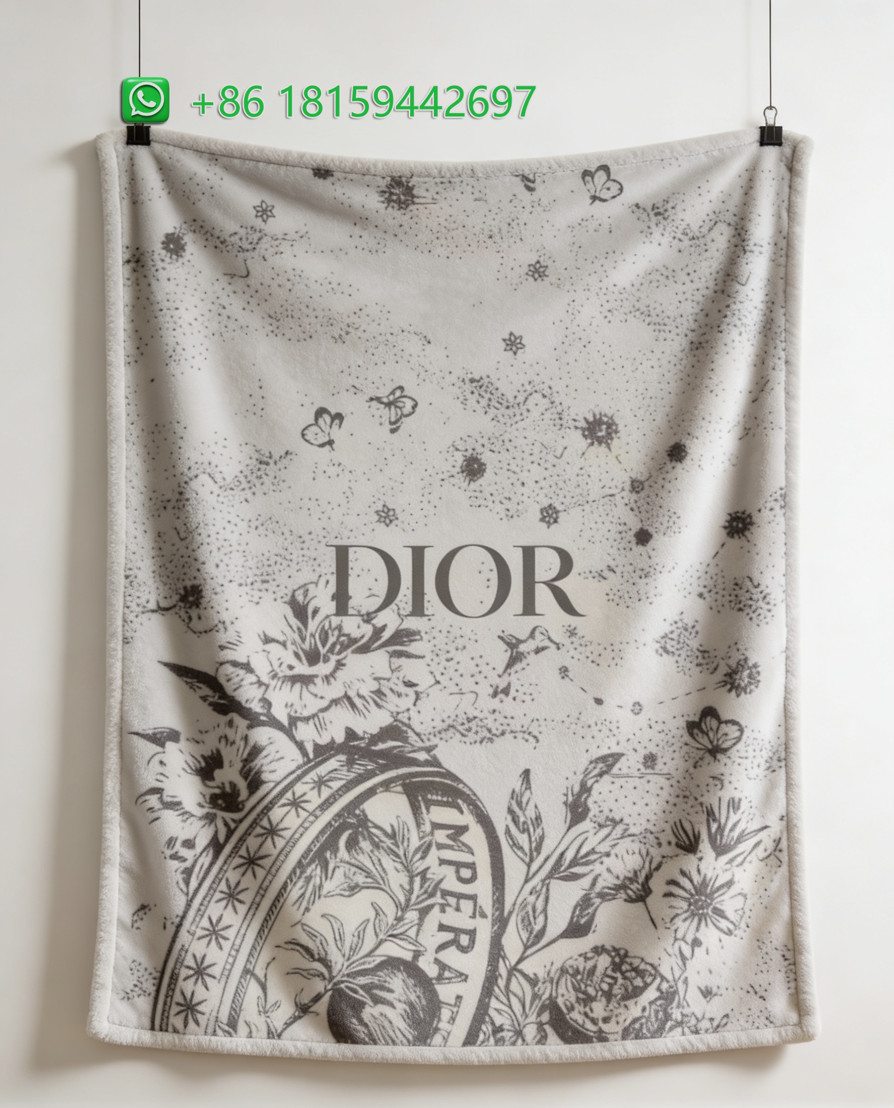 Dior Throw Blankets